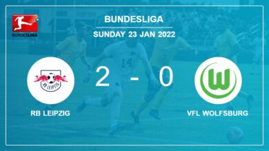 Bundesliga: RB Leipzig conquers VfL Wolfsburg 2-0 on Sunday