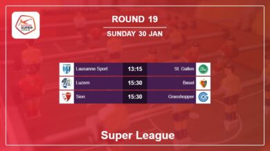 Round 19: Super League H2H, Predictions 30th January