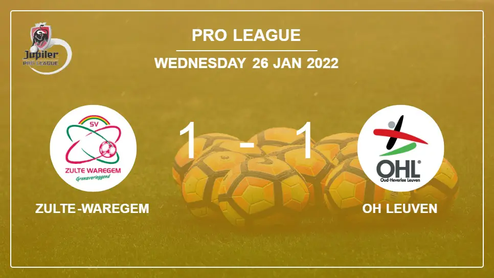 Zulte-Waregem-vs-OH-Leuven-1-1-Pro-League