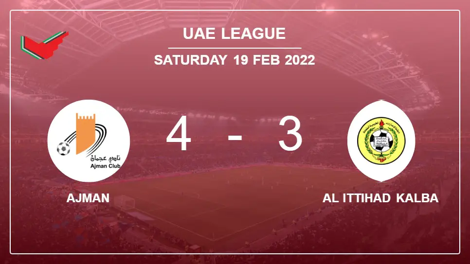 Ajman-vs-Al-Ittihad-Kalba-4-3-Uae-League