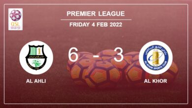 Premier League: Al Ahli obliterates Al Khor 6-3 with a superb performance