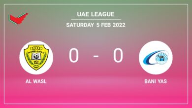 Uae League: Al Wasl draws 0-0 with Bani Yas on Saturday