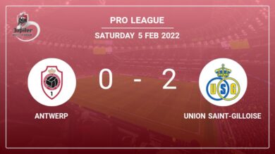 Pro League : D. Undav marque 2 buts pour offrir une victoire 2-0 à l’Union Saint-Gilloise face à Anvers
