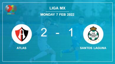 Liga MX: Atlas tops Santos Laguna 2-1