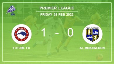 Future FC 1-0 Al Mokawloon: tops 1-0 with a goal scored by M. Reda