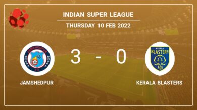 Indian Super League: Jamshedpur beats Kerala Blasters 3-0