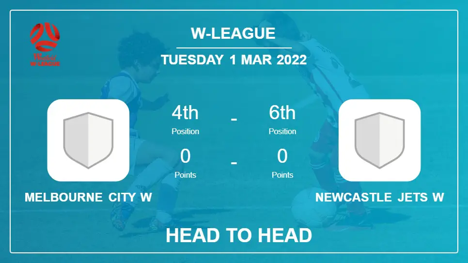 Melbourne City W vs Newcastle Jets W: Head to Head, Prediction | Odds 01-03-2022 - W-League