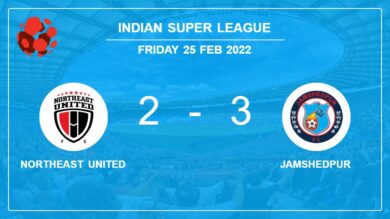 Indian Super League: Jamshedpur conquers NorthEast United 3-2