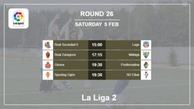 Round 26: La Liga 2 H2H, Predictions 5th February