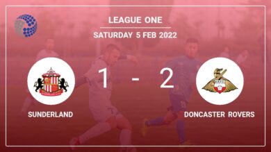 League One: Doncaster Rovers steals a 2-1 win against Sunderland 2-1