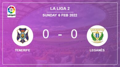 La Liga 2: Leganés stops Tenerife with a 0-0 draw
