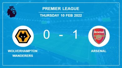 Arsenal 1-0 Wolverhampton Wanderers: prevails over 1-0 with a goal scored by Gabriel