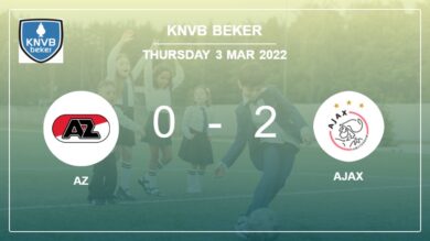 KNVB Beker: Ajax defeats AZ 2-0 on Thursday