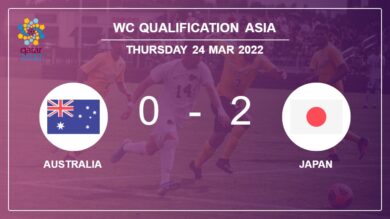WC Qualification Asia: K. Mitoma scores a double to give a 2-0 win to Japan over Australia