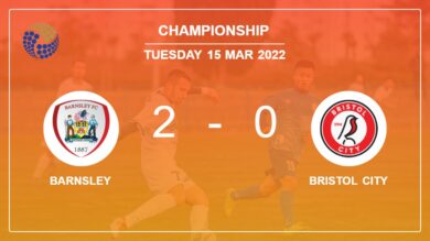 Championship: Barnsley prevails over Bristol City 2-0 on Tuesday
