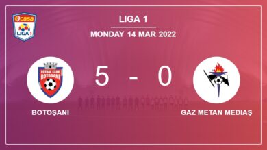 Liga 1: Botoşani draws 0-0 with Gaz Metan Mediaş on Monday