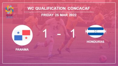 Panama 1-1 Honduras: Draw on Thursday