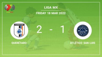 Liga MX: Querétaro overcomes Atlético San Luis 2-1
