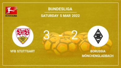 Bundesliga: VfB Stuttgart conquers Borussia Mönchengladbach after recovering from a 0-2 deficit
