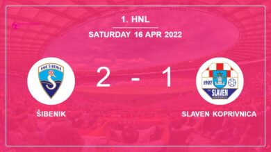 1. HNL: Šibenik beats Slaven Koprivnica 2-1