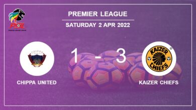 Premier League: Kaizer Chiefs beats Chippa United 3-1