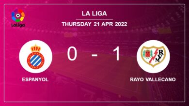 Rayo Vallecano 1-0 Espanyol: conquers 1-0 with a goal scored by S. Guardiola