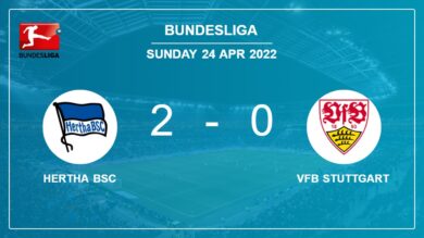 Bundesliga: Hertha BSC tops VfB Stuttgart 2-0 on Sunday