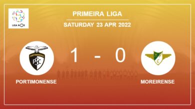 Portimonense 1-0 Moreirense: overcomes 1-0 with a goal scored by W. Junior