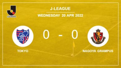 J-League: Tokyo draws 0-0 with Nagoya Grampus on Wednesday