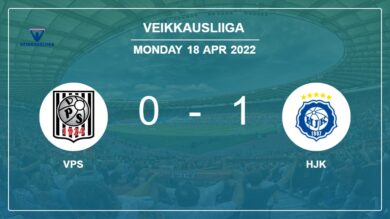 HJK 1-0 VPS: conquers 1-0 with a goal scored by A. Tanaka