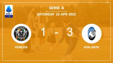 Serie A: Atalanta prevails over Venezia 3-1