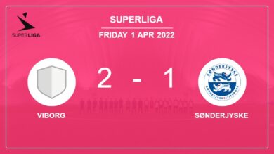 Superliga: Viborg snatches a 2-1 win against SønderjyskE 2-1