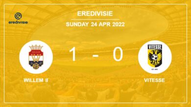 Willem II 1-0 Vitesse: overcomes 1-0 with a goal scored by J. Hornkamp
