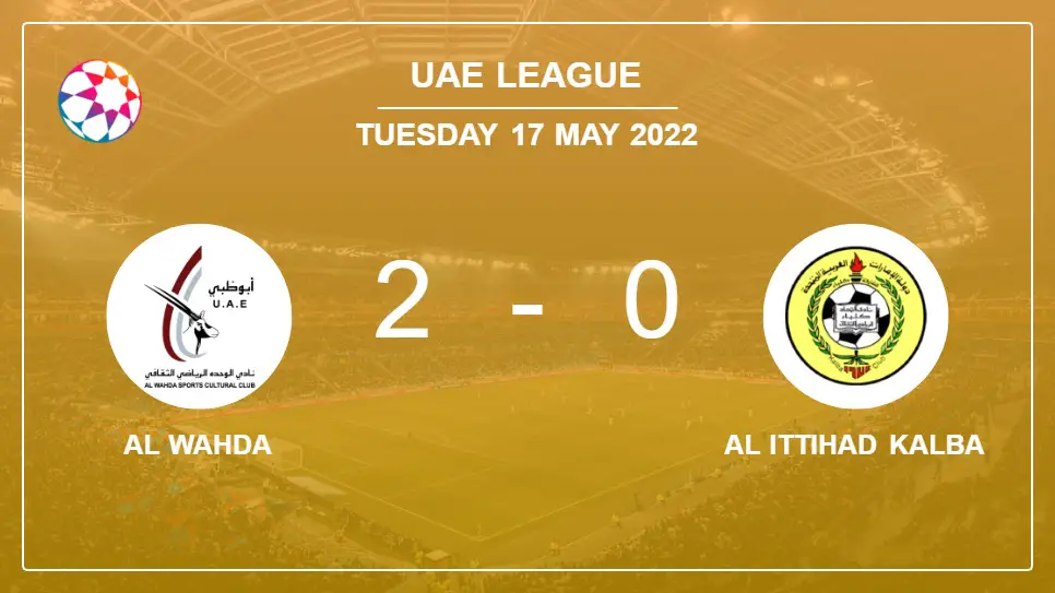 Al-Wahda-vs-Al-Ittihad-Kalba-2-0-Uae-League