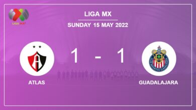 Liga MX: Guadalajara snatches a draw versus Atlas