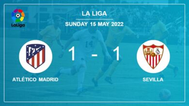La Liga: Sevilla clutches a draw versus Atlético Madrid