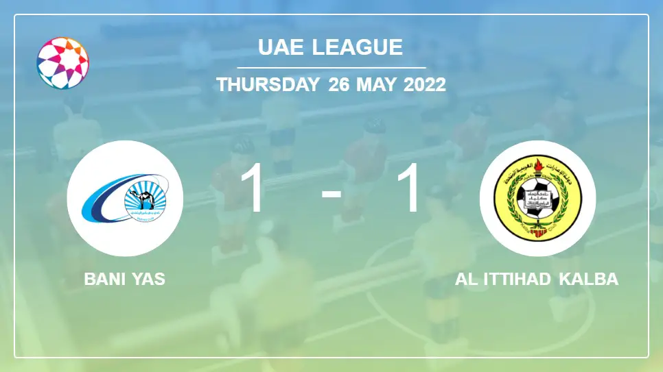 Bani-Yas-vs-Al-Ittihad-Kalba-1-1-Uae-League