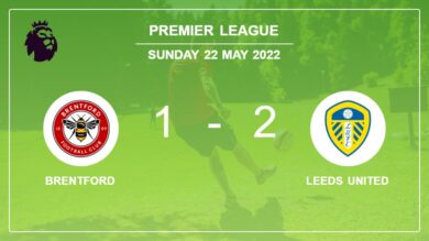 Premier League: Leeds United snatches a 2-1 win against Brentford 2-1