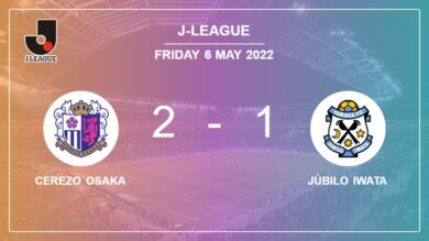 Cerezo Osaka beats Júbilo Iwata 2-1 with S. Maikuma scoring a double