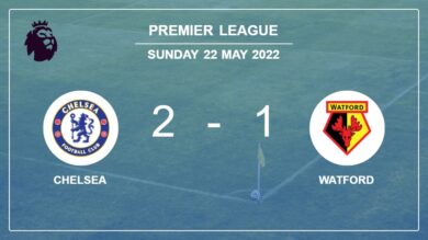 Premier League: Chelsea steals a 2-1 win against Watford 2-1