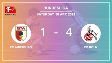 Bundesliga: FC Köln conquers FC Augsburg 4-1