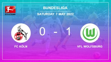 VfL Wolfsburg 1-0 FC Köln: prevails over 1-0 with a goal scored by Y. Gerhardt