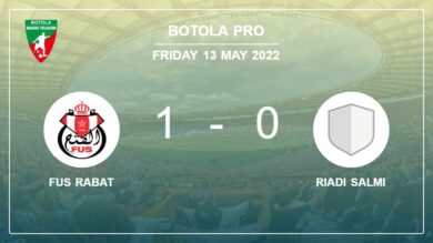 FUS Rabat 1-0 Riadi Salmi: overcomes 1-0 with a goal scored by M. Lahtimi