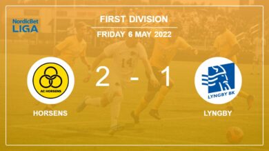 First Division: Horsens conquers Lyngby 2-1