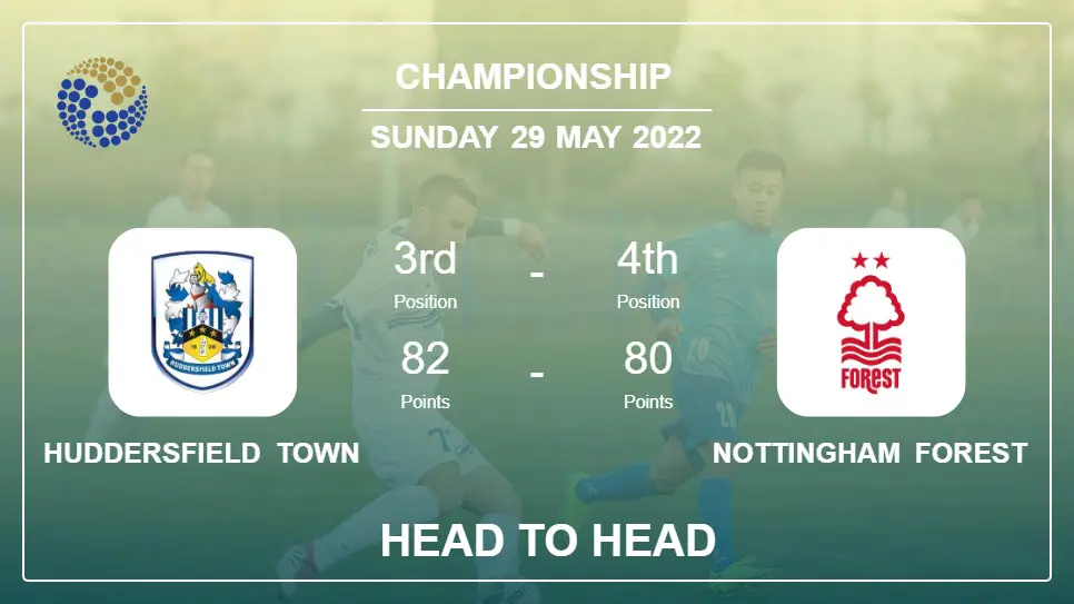 Head to Head Huddersfield Town vs Nottingham Forest | Prediction, Odds - 29-05-2022 - Championship