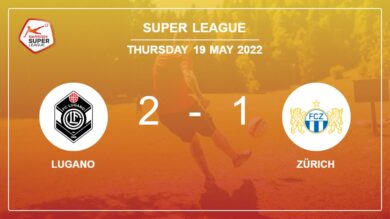 Lugano recovers a 0-1 deficit to best Zürich 2-1 with J. Sabbatini scoring 2 goals