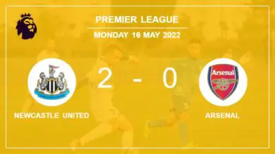 Premier League: Newcastle United tops Arsenal 2-0 on Monday