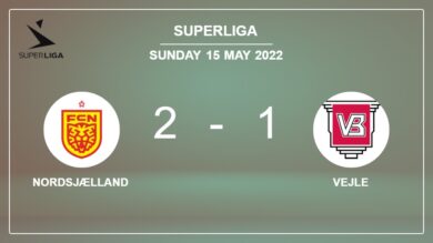Nordsjælland conquers Vejle 2-1 with M. Diomande scoring 2 goals