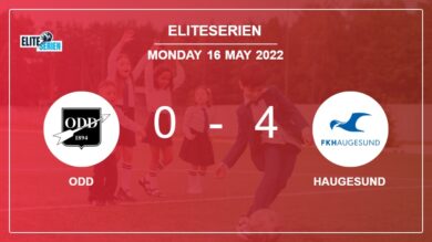 Eliteserien: Haugesund overcomes Odd 4-0 after a incredible match