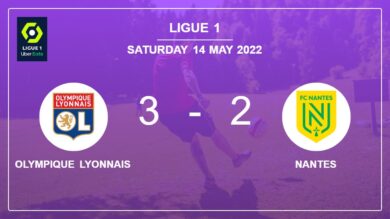 Ligue 1: Olympique Lyonnais tops Nantes 3-2